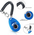 yuntop 4 Pieces Pet Training Clicker Set with Wrist Strap and Treat Pouch for Puppy, Cats & Birds (White, Red, Orange,