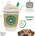 Parody Star Pups Coffee Dog Toy, Pup'kin Spice Latte, Funny Plush Squeaky Holiday Toys for Medium, Small, Large Dogs