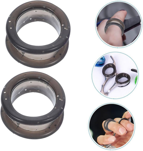 10pcs Silicone Rings Scissor Inserts, Finger Grips for Grooming Shears, Refer to Pet