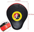 TLBTEK MMA Taekwondo Kick Shield - Muay Thai Karate Kickboxing Training Pads - Curved Leather Strike Shield