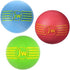 JW Pet Company iSqueak Ball Rubber Dog Toy, Medium, Colors Vary (3 Pack)