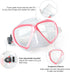 Snorkel Diving Mask Panoramic HD Swim Mask, Anti-Fog Scuba Goggles for Diving, Snorkeling, Swimming