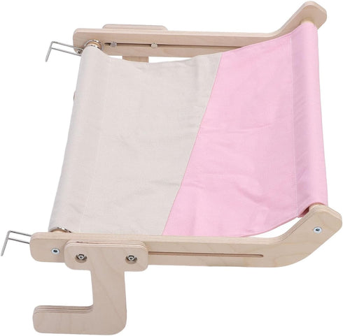 Yscryptoline Hammock Cat Sill Window Perch, Wooden Wall Mount Cat with Sturdy Frame, Comfortable Bedside Drawer Cabinet