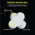 Playology Squeaky Bounce Ball for Large Dog Breeds - Peanut Butter Scented Rubber Chew Toy for Heavy Chewers