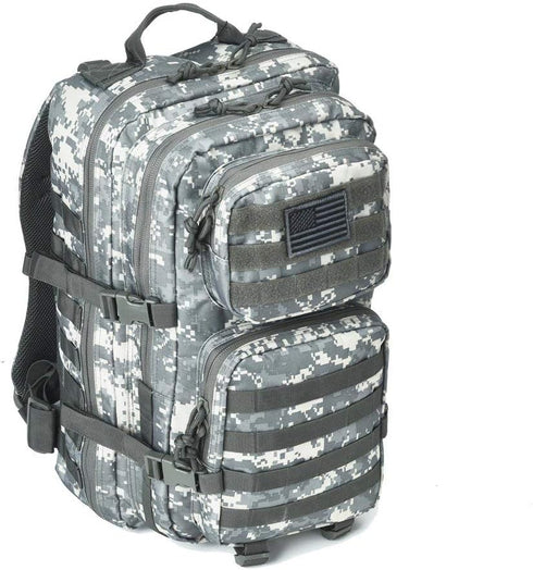 REEBOW GEAR Military Tactical Backpack - Large Army 3 Day Assault Pack Molle Bag (ACU Camo)