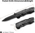 Pocket Multitool Tactical Knife with Blade, Saw, Plier, Screwdriver, Bottle Opener, Full Stainless Steel