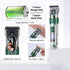 Dog Hair Clippers, Dog Grooming Clippers Kit with LED Display, Low Noise Heavy Duty Pet Hair Shaver Trimmers (Green)
