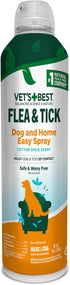 Vet’s Best Flea & Tick Dog Easy Spray - Natural Cotton Spice Scent, 14oz Flea & Tick Prevention