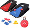 Himal Collapsible Portable Corn Hole Boards with 8 Bean Bags (3 x 2-feet)
