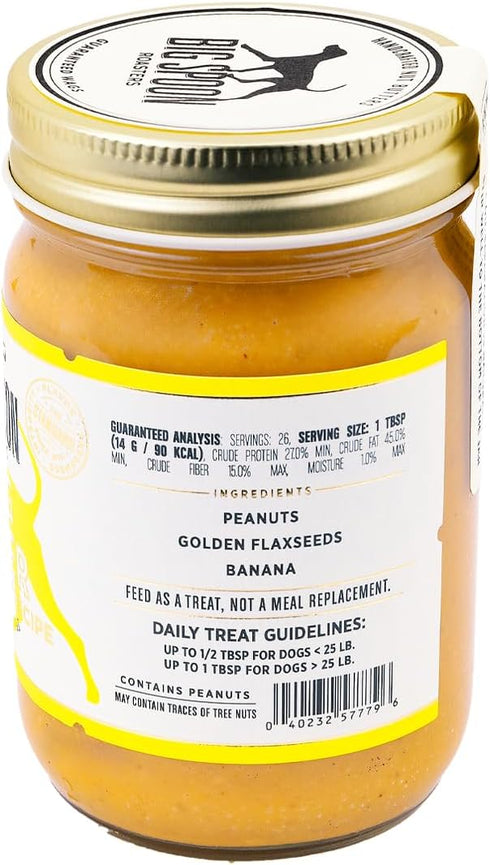 2 13 Big Spoon Roasters Wag Butter Banana Flax - Peanut Butter for Dogs - All Natural & Healthy Dog Peanut Butter