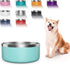Stainless Steel Dog Bowl, 64oz Mint Green Food and Water Bowl with Non-Slip Quiet Bottom, Easy to Clean, Dishwasher Safe