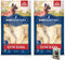 Barkworthies Cow Ears Dog Chews - 2 Pack, High Protein All Natural Treats, Grain Free, Rawhide Free for Aggressive