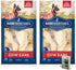 Barkworthies Cow Ears Dog Chews - 2 Pack, High Protein All Natural Treats, Grain Free, Rawhide Free for Aggressive