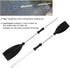 Oars Boat 210cm/82.7in Detachable Afloat Oars, Aluminum Alloy Paddles for Boat, Kayak, Raft, Canoe