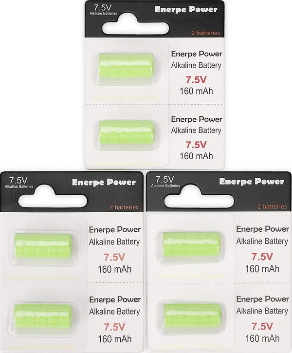 7.5V Replacement Batteries for Dogwatch, Extreme & Perimeter Stubborn and Pet Stop UltraMax Receiver (6-Pack)