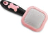 Slicker Brush, PETPAWJOY Dog Brush for Gently Cleaning Shedding Dog Hair for Small Dogs and Cats (Pink)