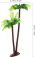 12pcs NUOBESTY Fake Palm Tree Small Coconut Tree Cake Topper Decoration DIY Plant Pots Bonsai Sand Table Aquarium