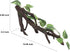 AQUA KT Reptile Climbing Branch Tree Trunk with Leaves for Lizard Bearded Dragon Snake Gecko Leopard Chameleon Frog