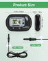 ZACRO 2 Pack Digital Aquarium Thermometer, Fish Tank Water Thermometer with Large LCD Display