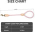 Mile High Life Short Dog Leash for Large Dogs, Reflective Heavy Duty Leash for Training and Walking, Pink