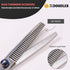 4 Set Dog Grooming Scissors Kit with Rounded Blunt Tips, Straight, Curved & Thinning Shears, Tools for Goldendoodles
