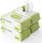 400 Unscented Dog Wipes for Paws and Butt - Plant Based Hypoallergenic Cleansing & Deodorizing Puppy Wipes