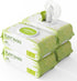 400 Unscented Dog Wipes for Paws and Butt - Plant Based Hypoallergenic Cleansing & Deodorizing Puppy Wipes