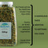 Backpacking, 6 Harmony House Foods Dehydrated Cabbage Flakes - Air Dried Vegetables for Soup and Cooked Dishes, Great