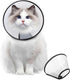 Supet Adjustable Dog Cone Collar After Surgery, Comfortable Pet Recovery Collar for Large Medium Small Dogs