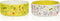 Cute Small Dog Bowl Set - Ceramic Water and Food Bowls for Small Pets, Heavy Cat Bowls, Dishwasher Safe, Green & White
