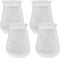 4Pcs 4 Inch Ring Filter Socks 200 Micron, Aquarium Filter Bags for Freshwater Saltwater Aquariums, Sump Use