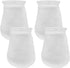 4Pcs 4 Inch Ring Filter Socks 200 Micron, Aquarium Filter Bags for Freshwater Saltwater Aquariums, Sump Use
