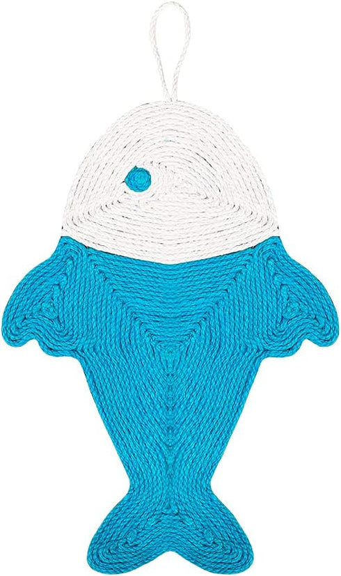Cat Scratcher Pad Natural Sisal, Cute Hanging Mat for Indoor Cats, Protecting Furniture and Carpets