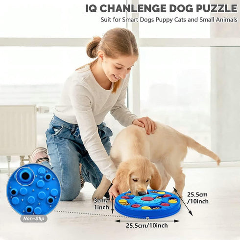 Yoboeew 1-3) Dog Puzzle Toys Interactive Toy for Puppy IQ Stimulation &Treat Training Games Treat Dispenser for Smart