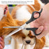 Oumefar Pet Hair Scissor, Light-Weight Grooming Shear with Professional Thinning Blade for Dogs and Cats