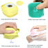 Dog Scrubber for Bath - Pet Grooming Bath Massage Brush with Soap Dispenser, 3 Pack Silicone Exfoliating Brushes