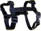 Hamilton Adjustable Comfort Nylon Dog Harness, Black, 3/8" x 10-16"