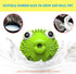 Dog Toy for Aggressive Chewers, Tough Natural Rubber with Squeaker & Crinkle Paper, Durable Teeth Cleaning Toys