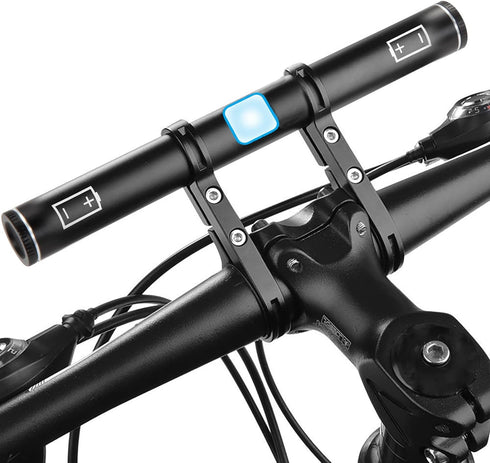 Redcomets USB Rechargeable Bike Handlebar Extender, 7.8in Extension with 4000mAh Phone Charger for Bike Accessories