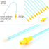 Weewooday 50 Disposable Artificial Insemination Rods for Dog Goat Sheep Breeding (Blue, 8 Inches)
