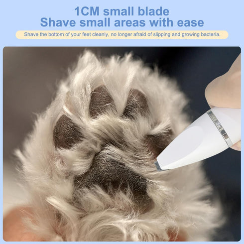 4 1 in Dog Grooming Kit - Dog Clippers, Rechargeable, Low Noise - Multi-Functional for Hair on Pets Toes Hair Repair on