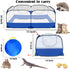 GABraden Small Animals Playpen,Reptiles Cage,Chicken Run Coop Chicken Playpen Breathable Transparent Pet Playpen Pop