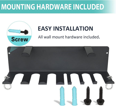 Home Gym Storage Rack, Barbell Rack Weight Room Organizer for Gym Accessories like Fitness Bands and Resistance Bands