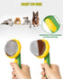 Cute Sunflower Self Cleaning Brush for Dogs & Cats, Shedding and Deshedding Pet Brush for Rabbits