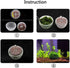 Yohii Dahszhi 2Pcs Plastic Aquarium Shrimp Fish Tank Moss Ball Holder Plant Shaping Filter (G6.71)