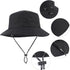 Sun Hat for Men Women Wide Brim UPF 50+ Fishing & Bucket Hat Waterproof Foldable Beach Sun Hat for Hiking Camping Safari