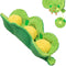 Pea Pod Interactive Dog Toy | Snuffle Nosework Stress Relief | Hide Treat Puzzle for Small Medium Dogs
