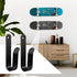 Horizontal Snowboard Rack Display Stand, Wall Mount Clips for Snowboards, Surfboards, Skateboards, Skis