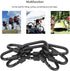 Locking Carabiner Clip, Vonpri 3 Inch D Ring Clips, Spring Snap Key Chain Hook, Aluminum Carabiners for Outdoor Travel
