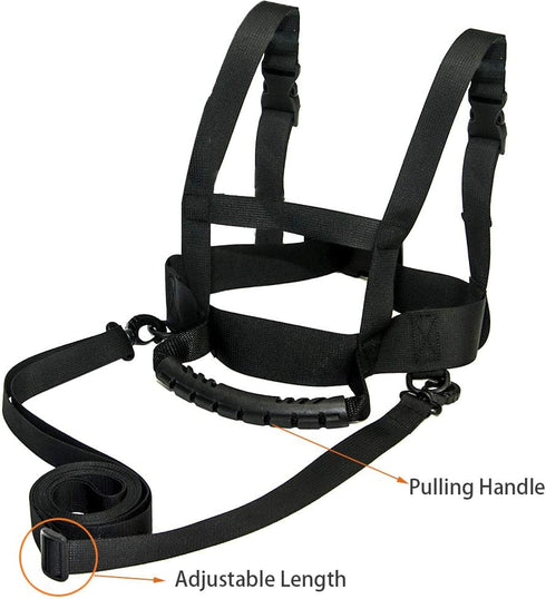 Kids Ski Harness Heavy Duty Shoulder Training Leash for Skiing, Skateboarding, Snowboarding, Cycling